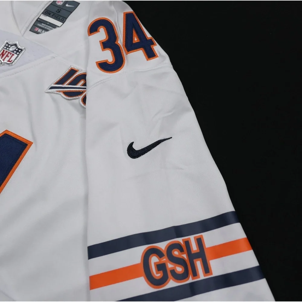 Nike Chicago Bears Walter Payton NFL 100th Anniversary Jersey S/M White SEWN